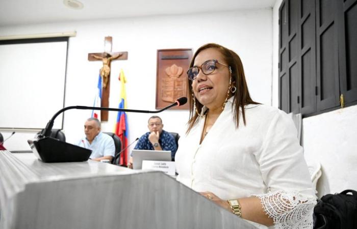 Dina Margarita Zabaleta took office as the Ombudsman of Valledupar