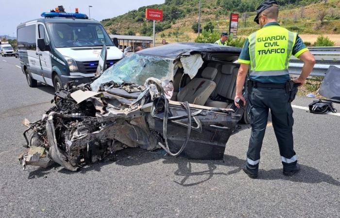 A man dies and a woman is injured in an accident on the A-12, in Legarda | Euskal Herria