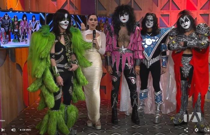 The KISS impersonators shocked the public with their new wardrobe and rock attitude | Television | Entertainment