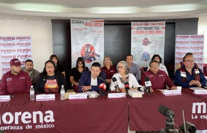 Morena will hold an assembly in SLP on the reform of the Judicial Branch – El Sol de San Luis