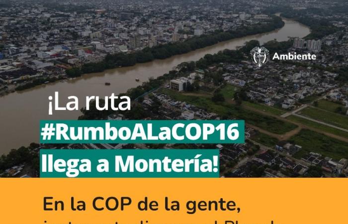 The #RumboALaCOP16 tour arrives in Montería