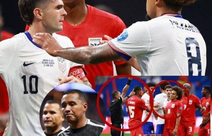 Adalberto Carrasquilla’s brutal kick to Pulisic in the Copa América; This is how Iván Bartón reacted