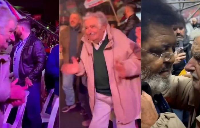 José Mujica danced to the rhythm of Ruben Rada at an event of the Frente Amplio of Uruguay and it went viral