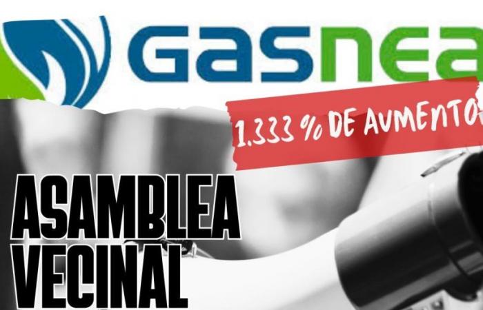 After excessive increase, they demand the rebilling of the gas service in Itaembé Guazú