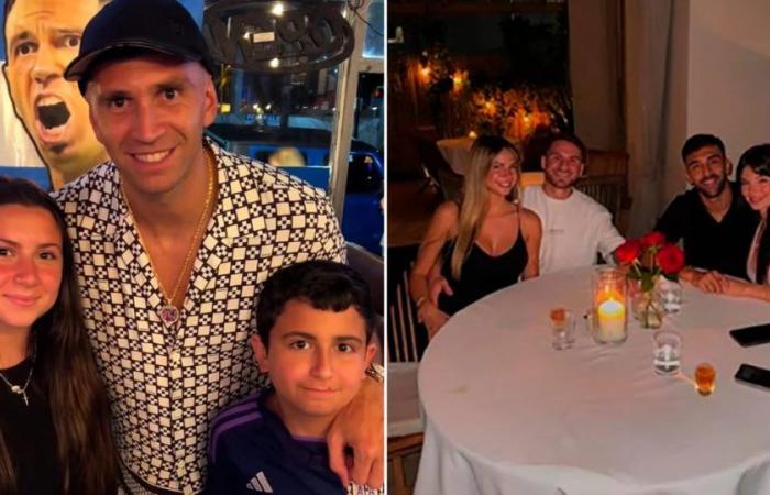The Argentine national team’s day off in Miami: from Dibu Martínez’s dinner at a grill to Lisandro Martínez’s romantic date