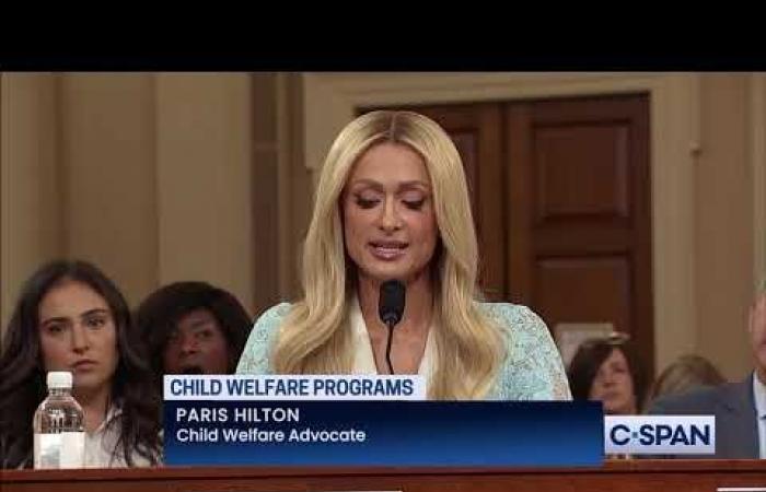 Paris Hilton tells Congress about the abuses when she was interned and asks for more controls