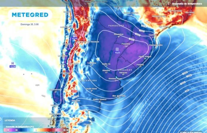June closes with polar cold and chance of snow in the province of Buenos Aires