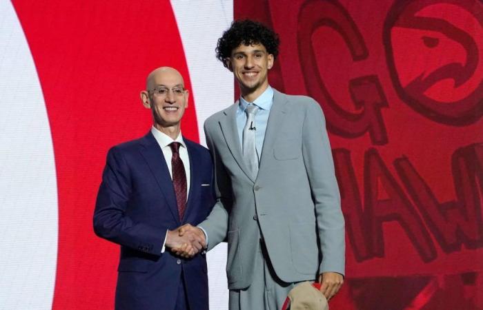 Zaccharie Risacher, a ‘French man from Malaga’ who comes to the Hawks as number one in the 2024 NBA Draft