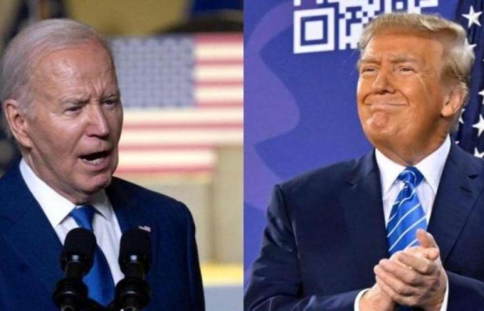 Debate between Donald Trump and Joe Biden for the 2020 US elections