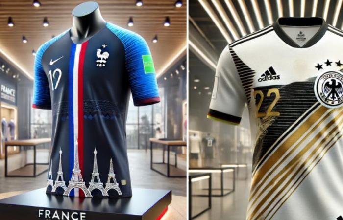 AI shows what the shirts of the Colombia, Argentina, Brazil, Germany and other teams in the world would be like in the next World Cup