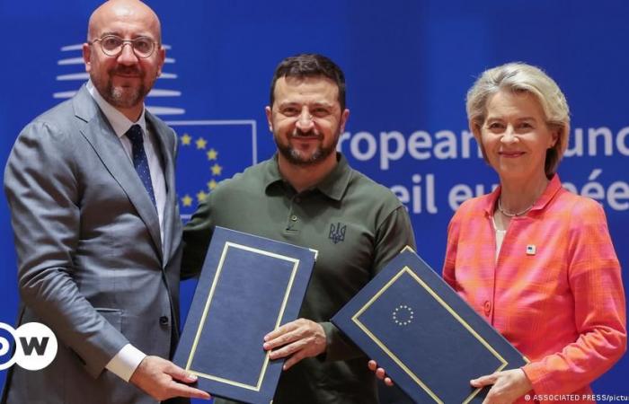 Zelensky signs a security agreement with the EU – DW – 06/27/2024