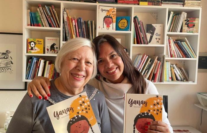 Nella Gatica, the illustrator from Cipolletti who writes children’s books with her mother
