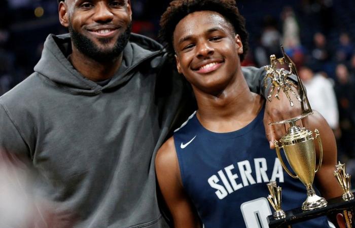 LeBron James and his dream come true: he will play with his son Bronny in the Lakers :: Olé USA