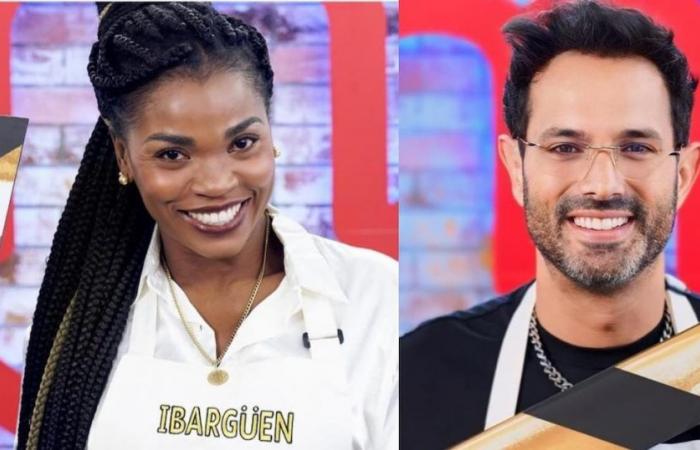 Caterine Ibargüen put a black apron on Alejandro Estrada and the viewers were moved by her attitude – Publimetro Colombia