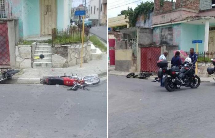 Accident in Santiago de Cuba between two motorcycles leaves several injured