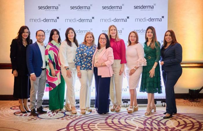 Mediderma presents anti-aging innovations to the Dominican Society of Dermatology