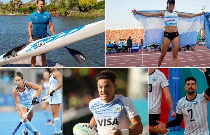 Who are the candidates to be the flag bearers of Argentina at the Paris Olympic Games?