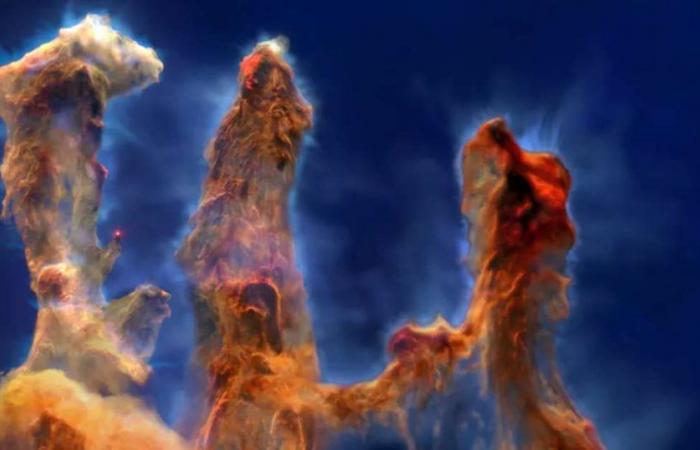 NASA brings us closer to the Pillars of Creation in 3D