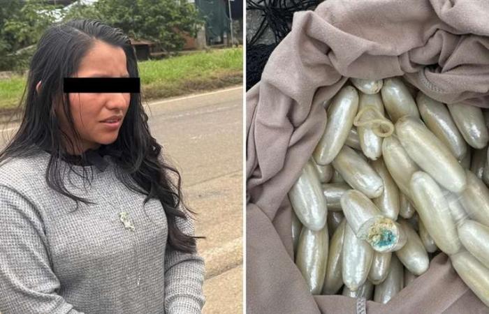 Passenger arrested after being found with 80 cocaine capsules