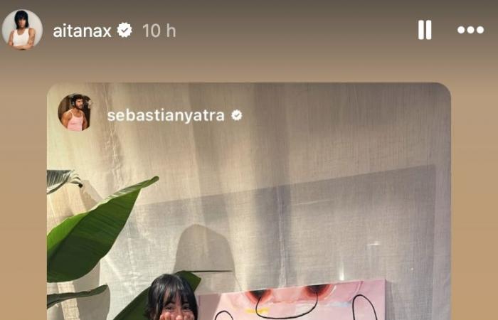 Aitana reveals the tender meaning of the photo that Sebastián Yatra uploaded to congratulate her on her birthday