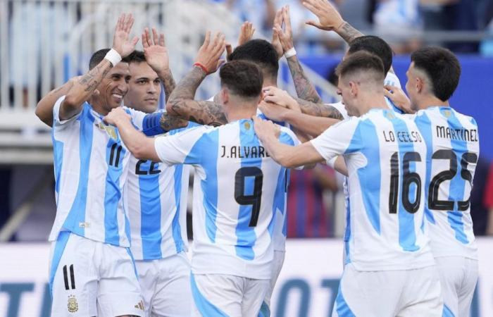 Argentina vs. Peru: what time is it and which channel is the match LIVE for the Copa América 2024