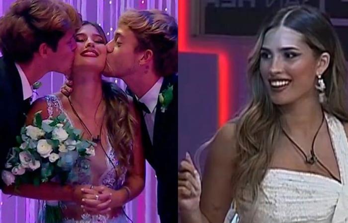 Big Brother: the tremendous sincericide of Julieta Poggio about her false wedding with Marcos Ginocchio and Nacho Castañares