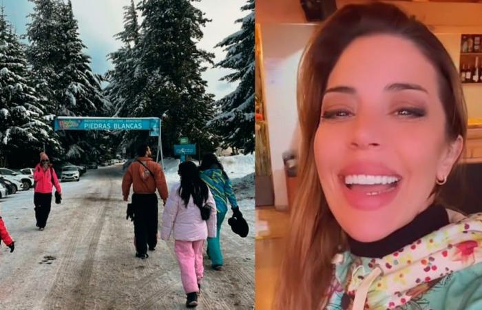 This is how Martina, Virginia Gallardo’s daughter, looks today: the tender vacation in the snow