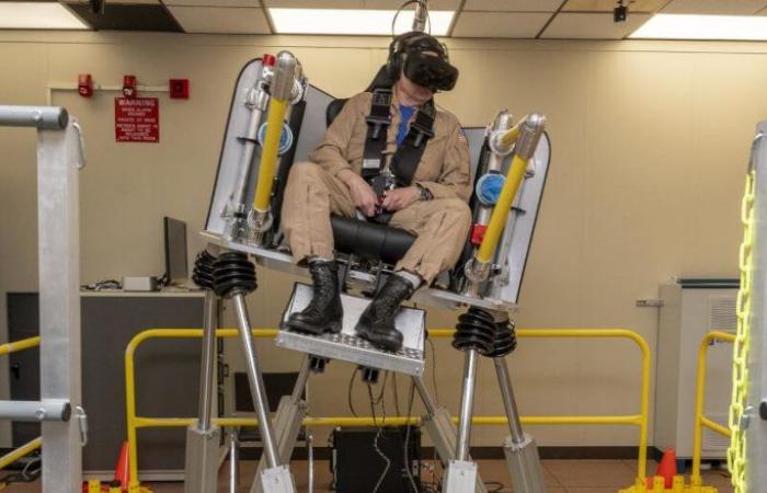 NASA studies the passenger experience of air taxis in a flight simulator