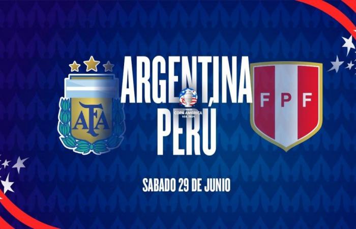 Argentina vs. Peru for the Copa América: schedule, where to see and possible formations :: Olé