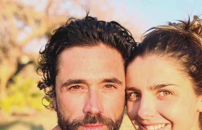 Michelle Renaud and Matías Novoa show the first photos of their baby!