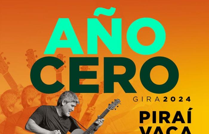 Piraí Vaca will perform in Santa Cruz as part of his Year Zero tour