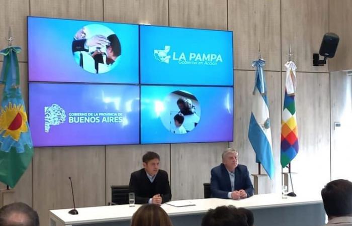 Kicillof met with the governor of La Pampa to form a resistance front against Milei