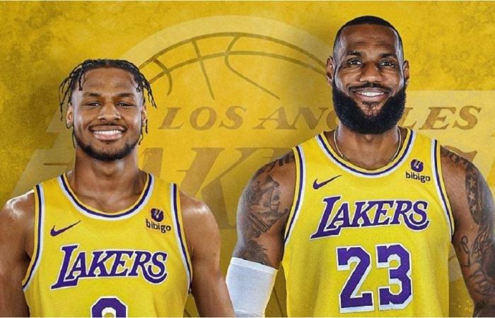 The Lakers drafted LeBron James’ son and they will play together in the NBA