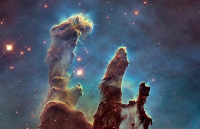 Here you can see the NASA video showing the Pillars of Creation in 3D