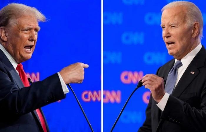 The tense exchanges between Joe Biden and Donald Trump during the presidential debate