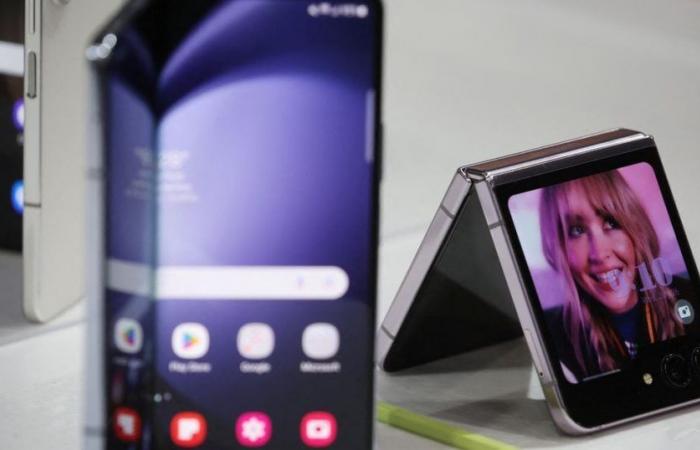 This is what the new foldable phones that Samsung will present will look like