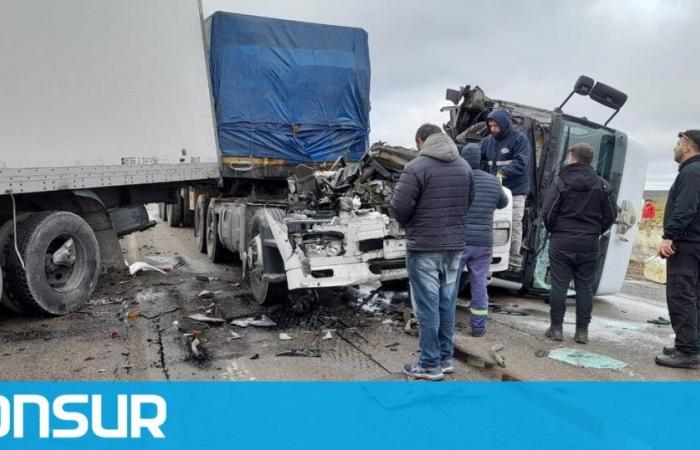Multiple crashes between trucks forced traffic to be interrupted on Route 3 of Chubut – ADNSUR