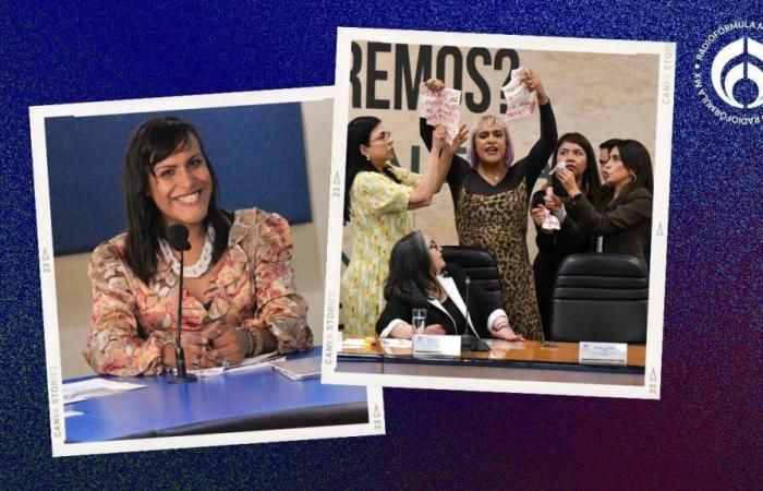 María Clemente: who is the deputy who complained to Minister Piña in a forum on Judicial reform?