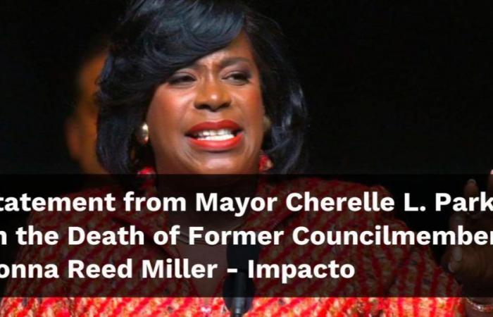 Statement from Mayor Cherelle L. Parker on the Death