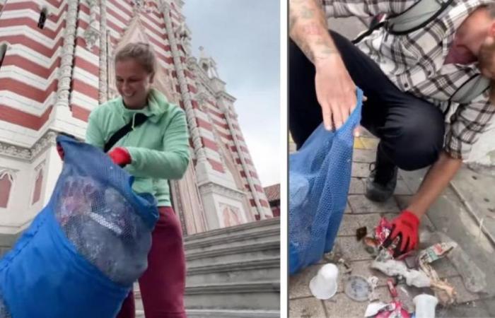 Czech environmentalist couple went viral after collecting trash during their trip to Colombia