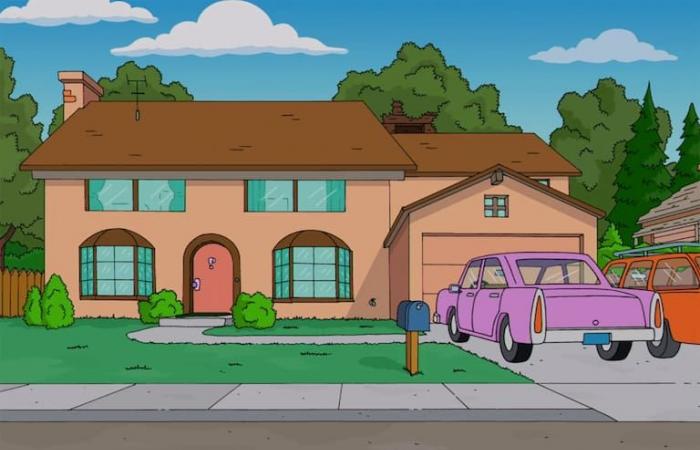 This is the Simpsons house in real life