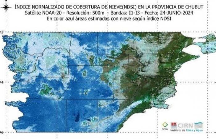 The departments of Escalante, Sarmiento and Río Senguer are the most affected by the intense snowfalls