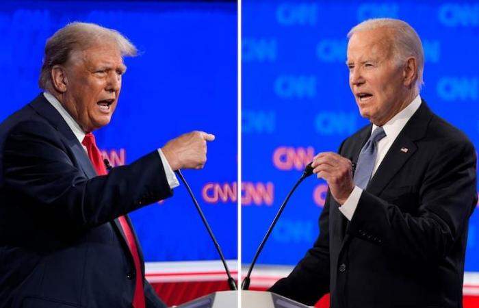 Who won the debate Biden vs. Trump this Thursday, according to polls