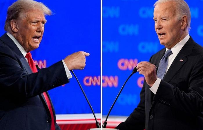 This was the first electoral debate between Joe Biden and Donald Trump: accusations and the war in Ukraine