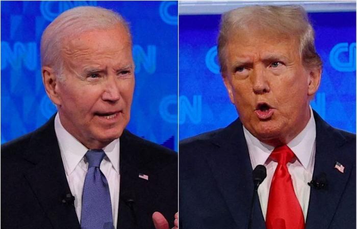 How was the debate between Joe Biden and Donald Trump