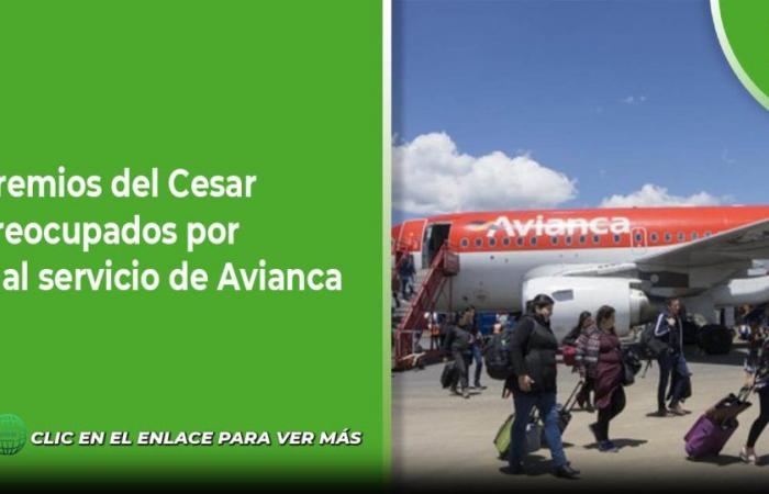 Cesar Guilds concerned about poor Avianca service