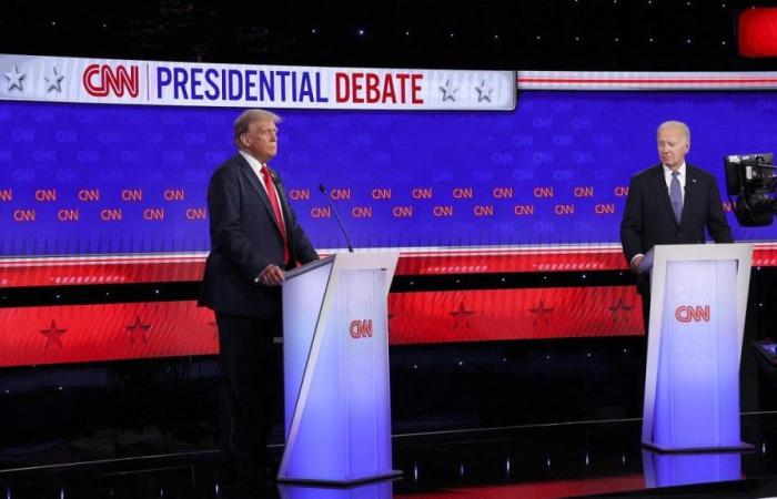 Debate between Donald Trump and Joe Biden for the elections in the United States 202