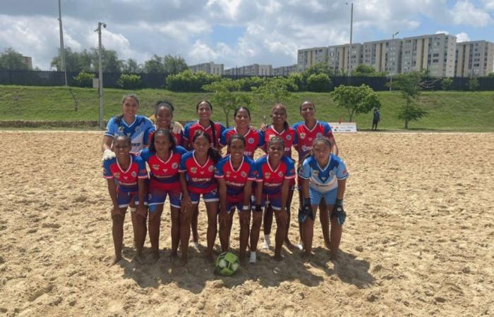 Magdalena is crowned undefeated champion of the National Women’s Beach Soccer Tournament