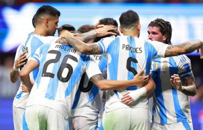 With several former River players, the probable lineup of the Argentina vs. Peru National Team for the 2024 Copa América