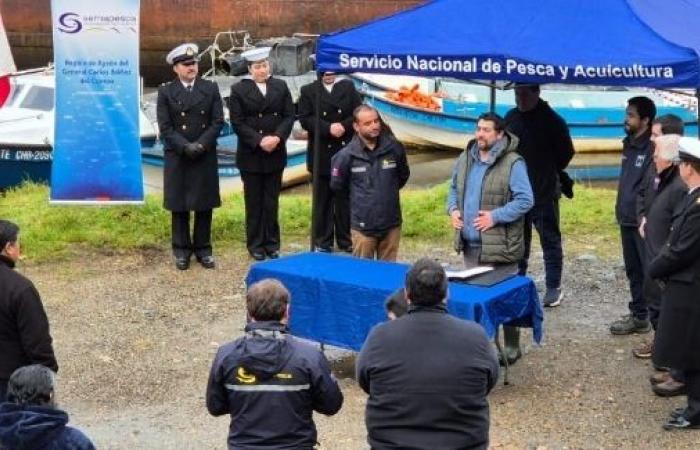 On the feast of San Pedro, the fourth delivery of a cove in Aysén took place, which will be managed by the fishermen themselves.